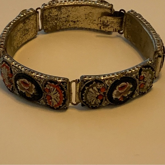 Antique Italian micromosaic bracelet - Picture 2 of 15